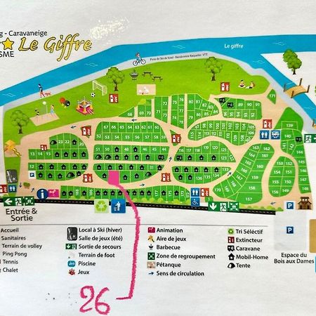 Bungalow 3 Chambres Pour 6 Pers Avec Climatisation Camping 3 Etoiles سامووه المظهر الخارجي الصورة